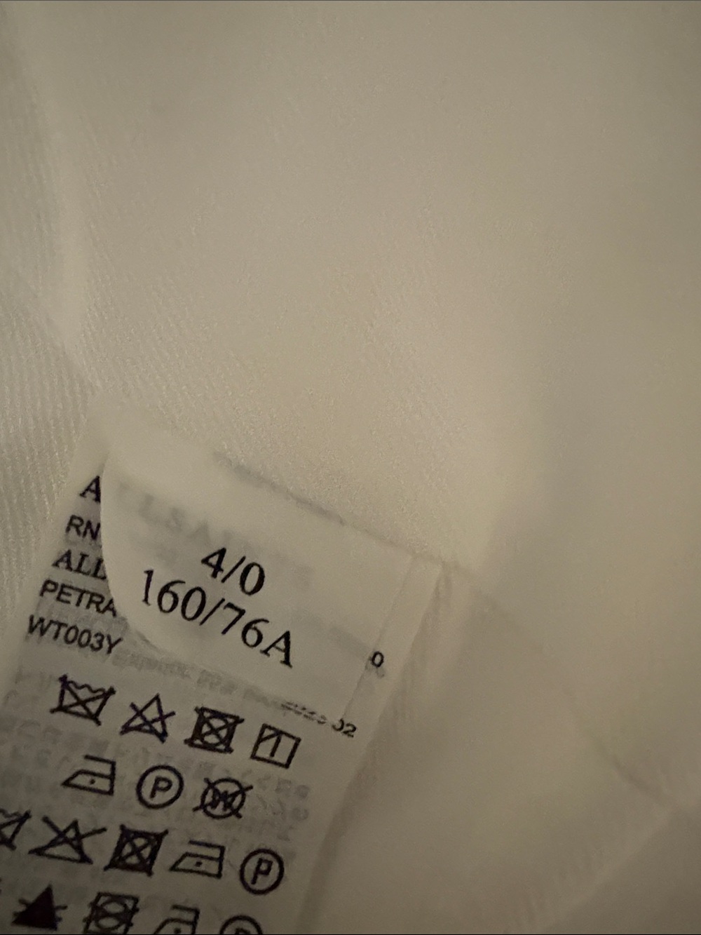 AllSaints White Double-Breasted Blazer Jacket. Linen. TENCEL - Picture 5 of 16